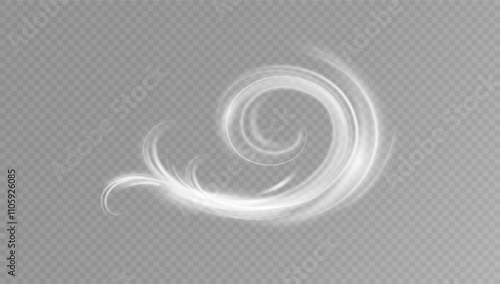 Texture of cold winter wind.Light effect.