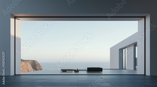 Innovative house design for the future coastal location modern style