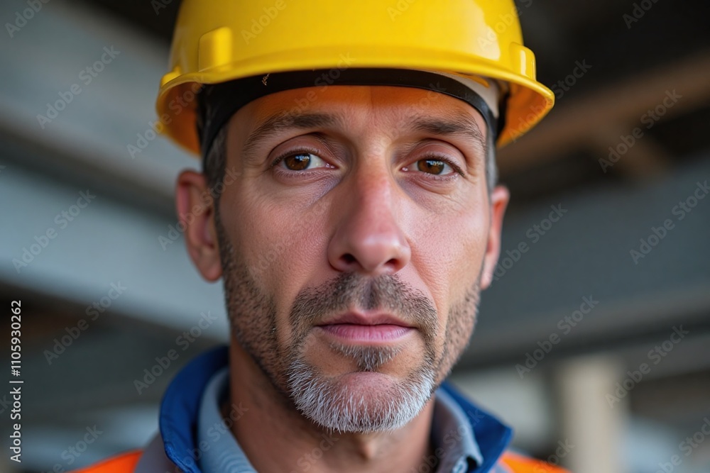 construction worker in a warehouse construction worker in a warehouse