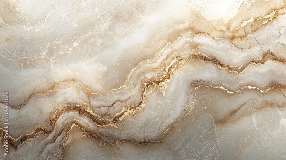 Obraz premium A minimalist textured background in shades of soft beige with faint marbling effects. The natural and understated design creates a timeless and elegant feel. This background is versatile for