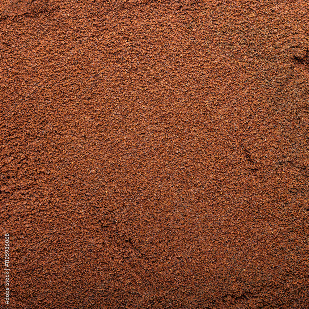 Ground coffee as an abstract background.