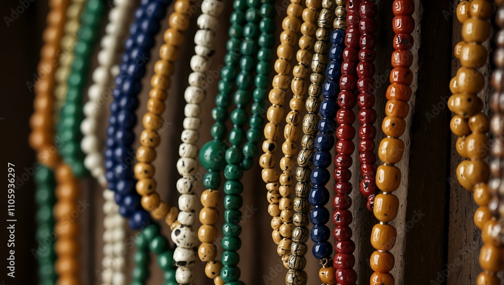 Dikirim prayer beads symbolizing Islam. Dikirim prayer beads symbolizing Islam.