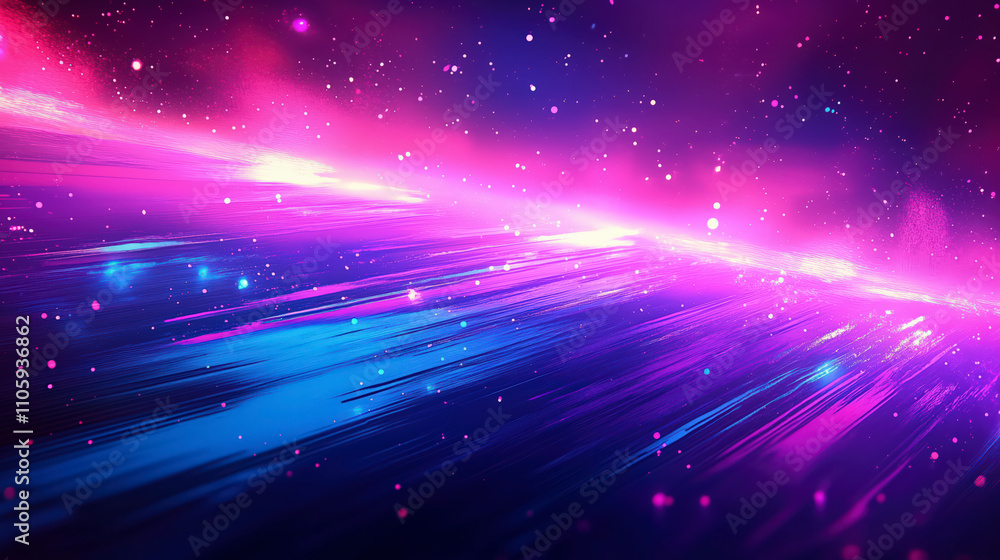 A vibrant, funky background with colourful neon effects A vibrant, funky background with colourful neon effects
