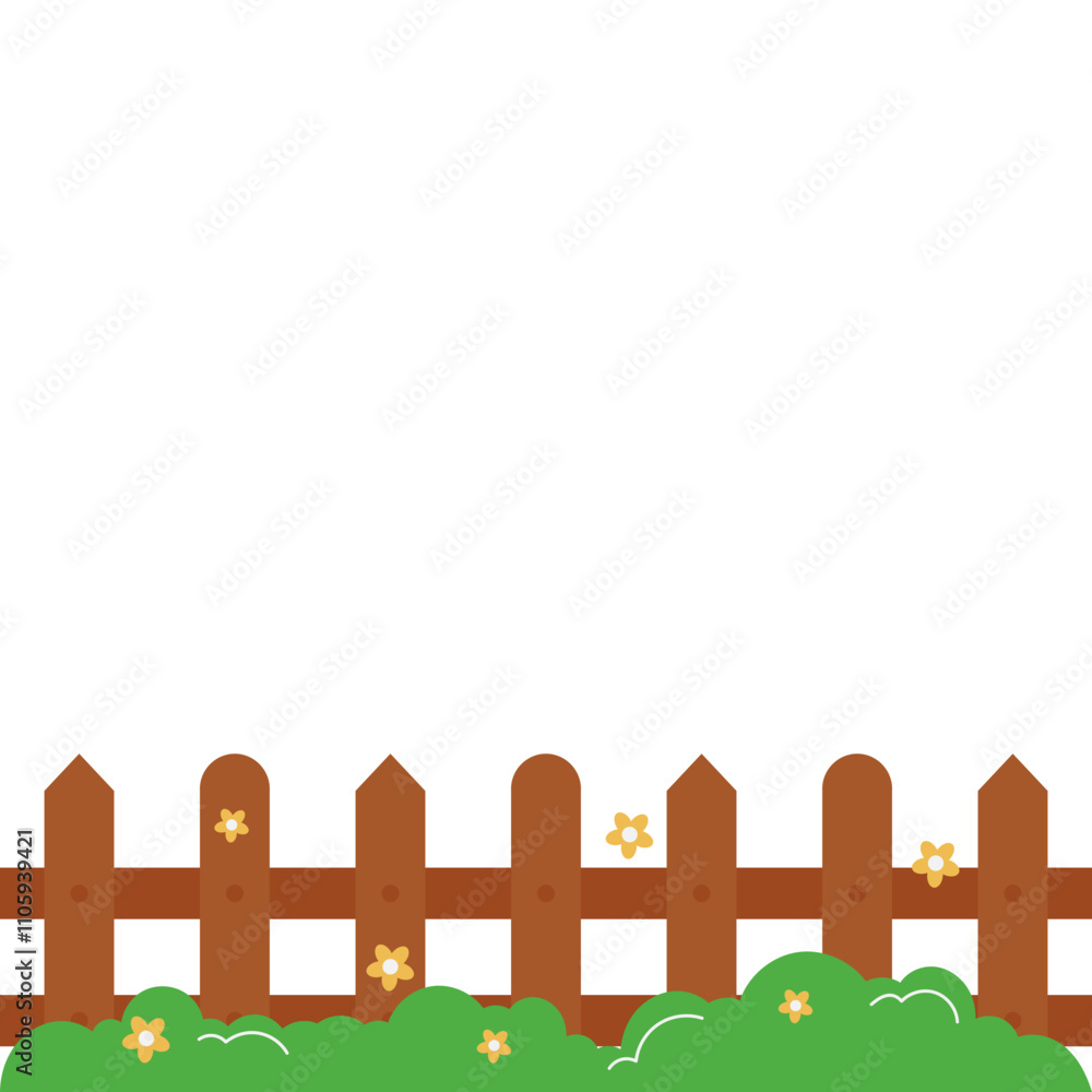 Obraz premium Fence And Grass
