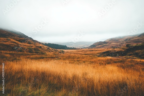 Autumn Colors in the Dolomites, Italy. Yellow larches and snow-capped peaks on a sunny day.. Beautiful simple AI generated image photo