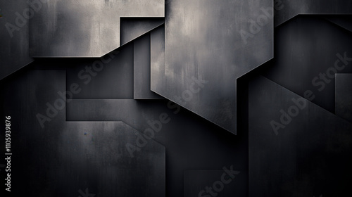 Wallpaper Mural Geometric abstract pattern background with soft, grey tones. Torontodigital.ca