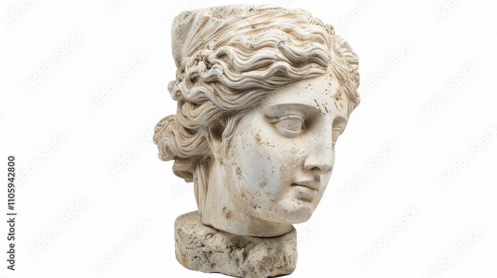 gypsum copy of ancient statue gypsum copy of ancient statue