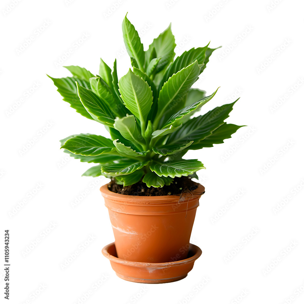 small green plant in the small pots on transparent background small green plant in the small pots on transparent background