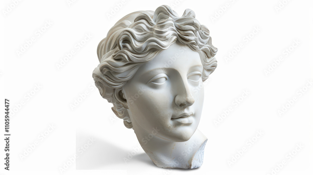 gypsum copy of ancient statue gypsum copy of ancient statue