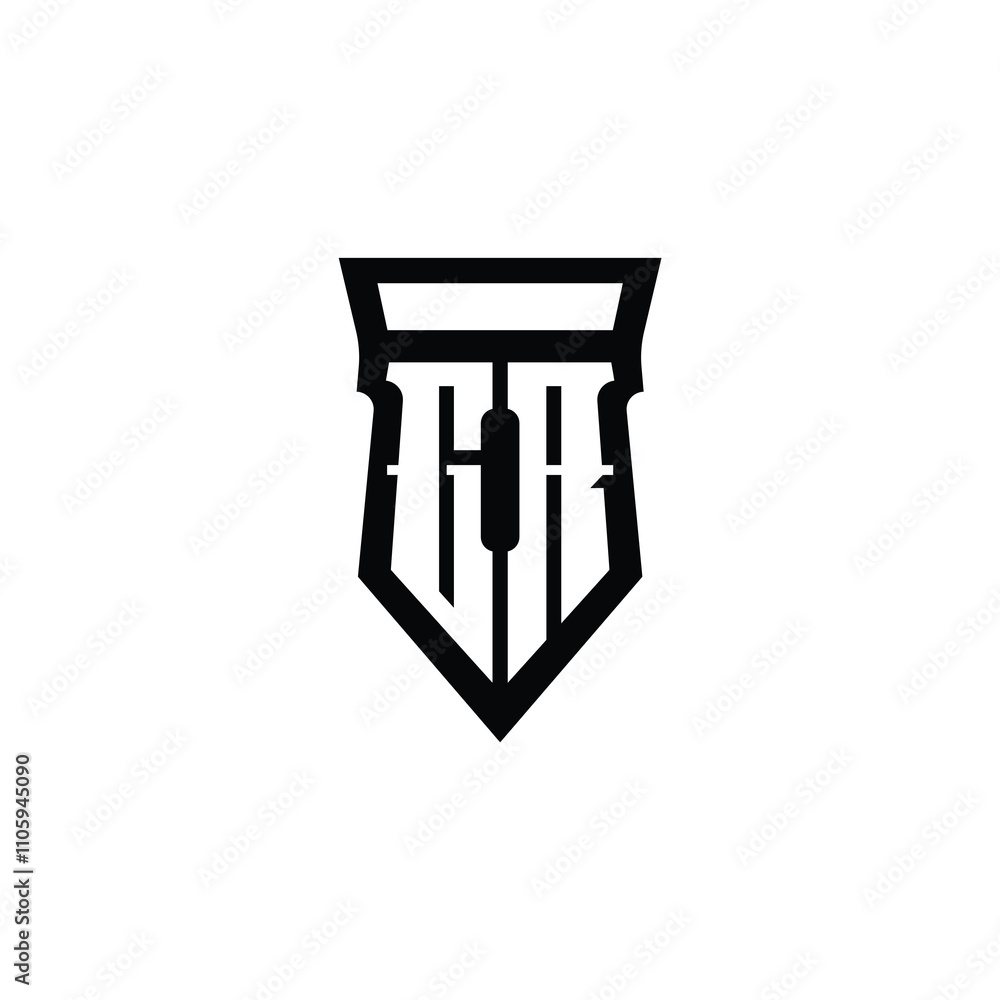 GR monogram logo design letter text name symbol monochrome logotype alphabet character simple logo GR monogram logo design letter text name symbol monochrome logotype alphabet character simple logo