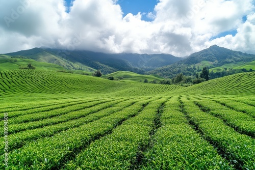 Wallpaper Mural Hilly landscape with vineyards, Hexental, near Freiburg im Breisgau, Markgraflerland, Black Forest, Baden-Wurttemberg, Germany, Europe. Beautiful simple AI generated image Torontodigital.ca