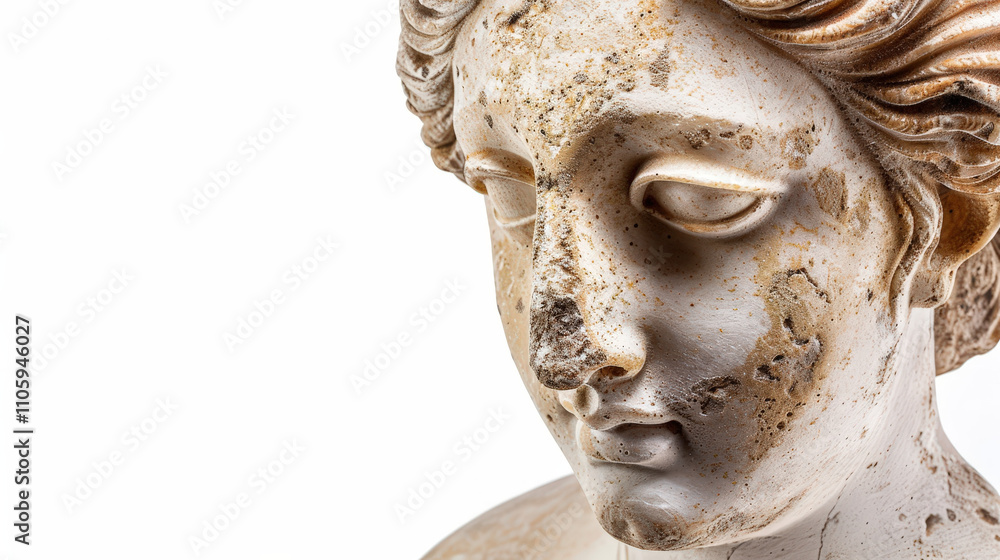 gypsum copy of ancient statue gypsum copy of ancient statue