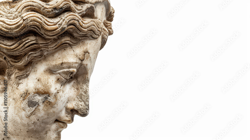 gypsum copy of ancient statue gypsum copy of ancient statue