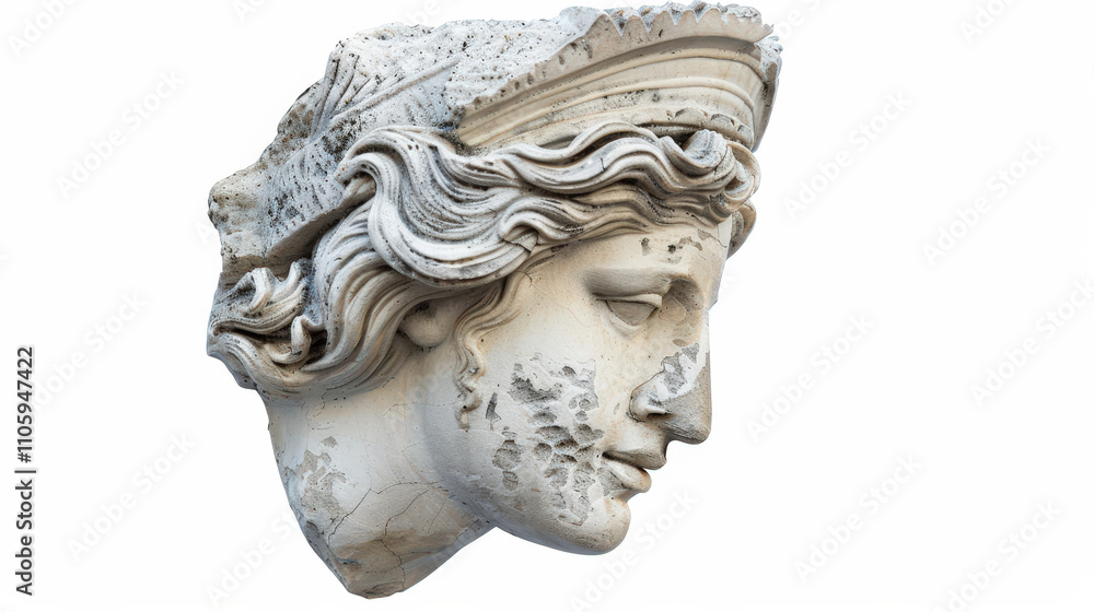 gypsum copy of ancient statue gypsum copy of ancient statue