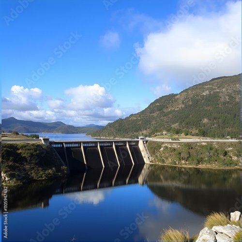 Mount Paris decommissioned dam in Tasmania photo