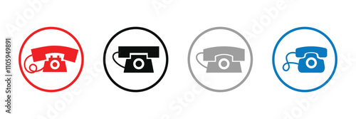 Phone icon. Telephone icon.