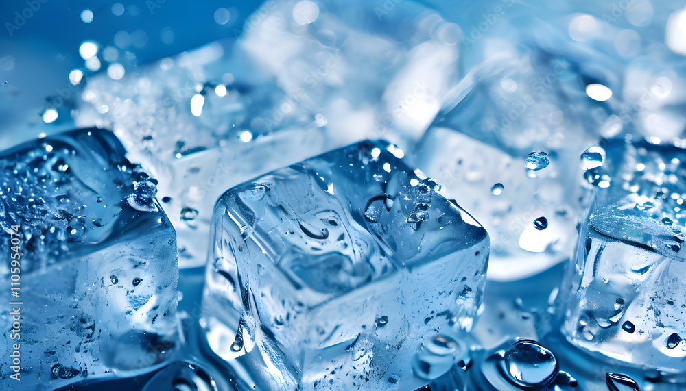 Ice Cubes for Frozen Clean Water Fresh Cold Cool Refreshing Liquid Beverage Chill Refreshment Ice Cubes for Frozen Clean Water Fresh Cold Cool Refreshing Liquid Beverage Chill Refreshment