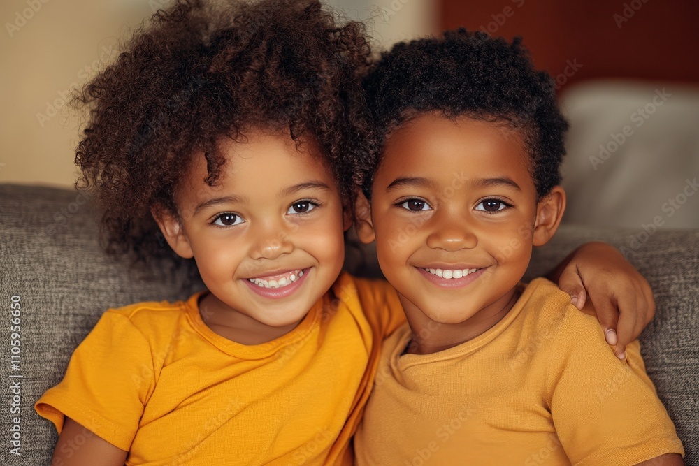 Herd of zebras in yellow grass - Etosha park, Namibia. Beautiful simple AI generated image