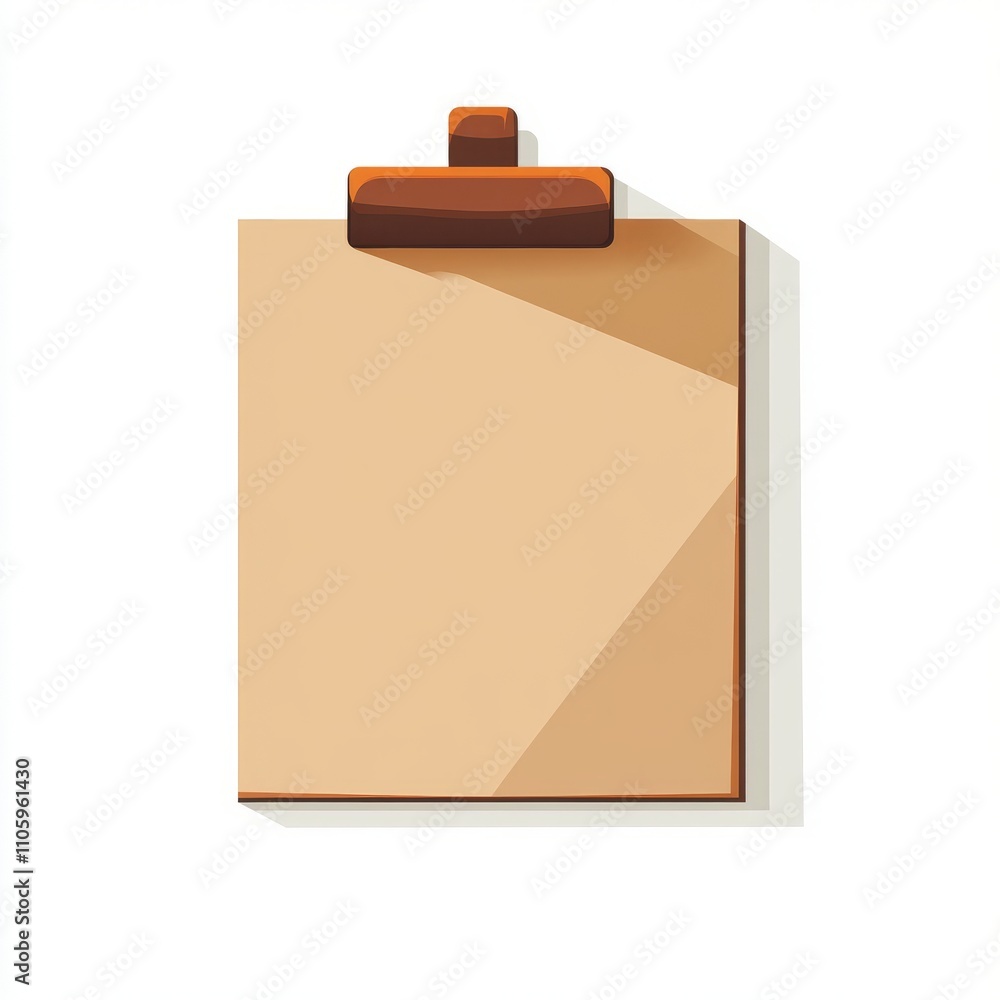 Simple Clipboard Illustration Simple Clipboard Illustration