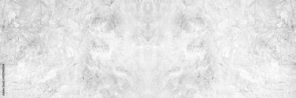 Naklejka premium Old wall panorama texture cement dirty gray with black background abstract grey and silver color design are light with white background.