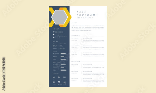 Resume curriculum template design