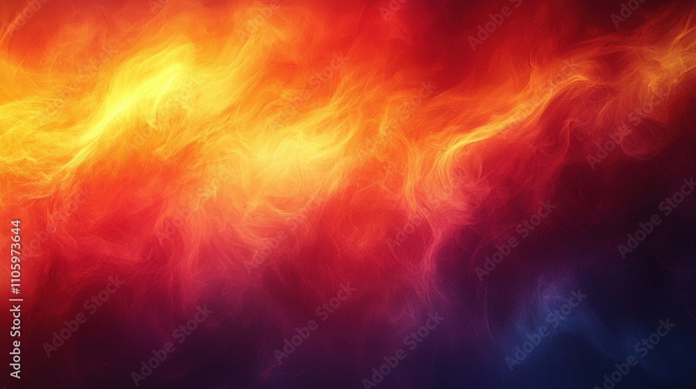 Vibrant Abstract Flames with Intense Colors in Motion Vibrant Abstract Flames with Intense Colors in Motion