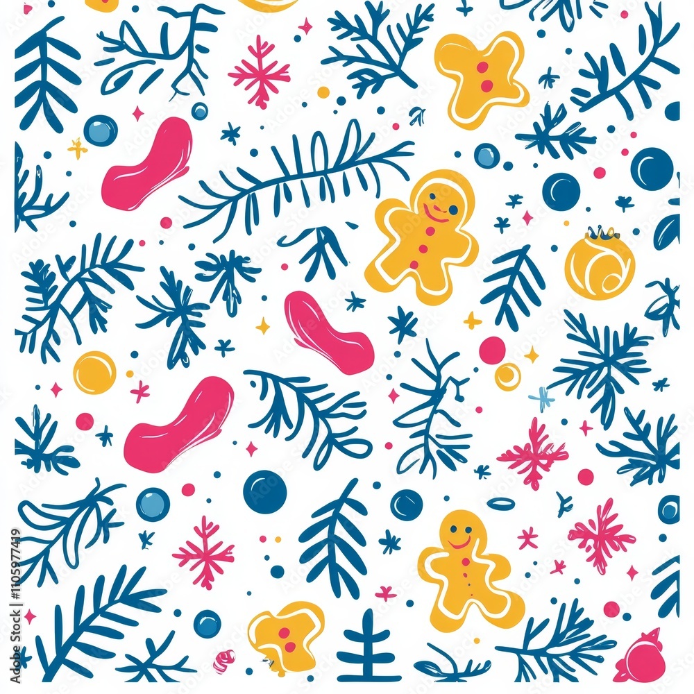 seamless pattern with christmas trees seamless pattern with christmas trees