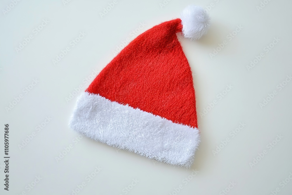 A vivid photograph of a red Christmas Santa hat with a white pompom, showcased isolated on a clear background, ideal for holiday messages, in PNG format. A vivid photograph of a red Christmas Santa hat with a white pompom, showcased isolated on a clear background, ideal for holiday messages, in PNG format.