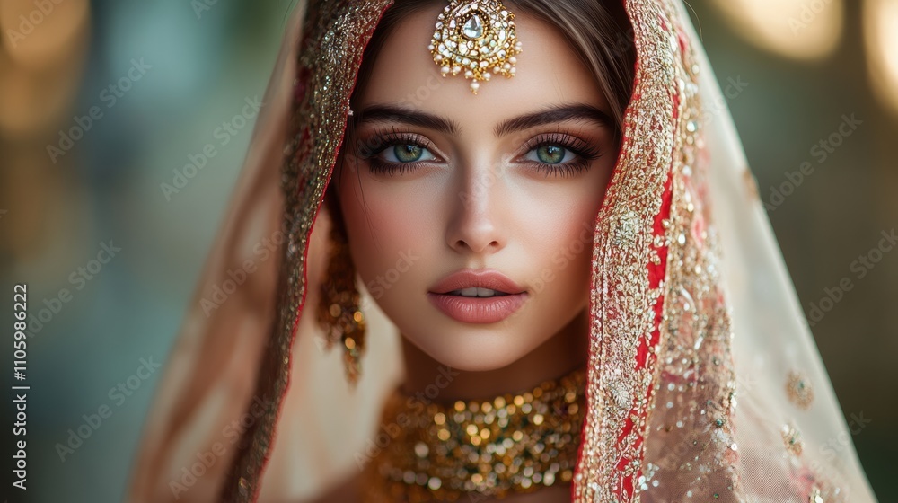 Multicultural wedding attire combining ethnic and modern elements, perfect for unique themes Multicultural wedding attire combining ethnic and modern elements, perfect for unique themes