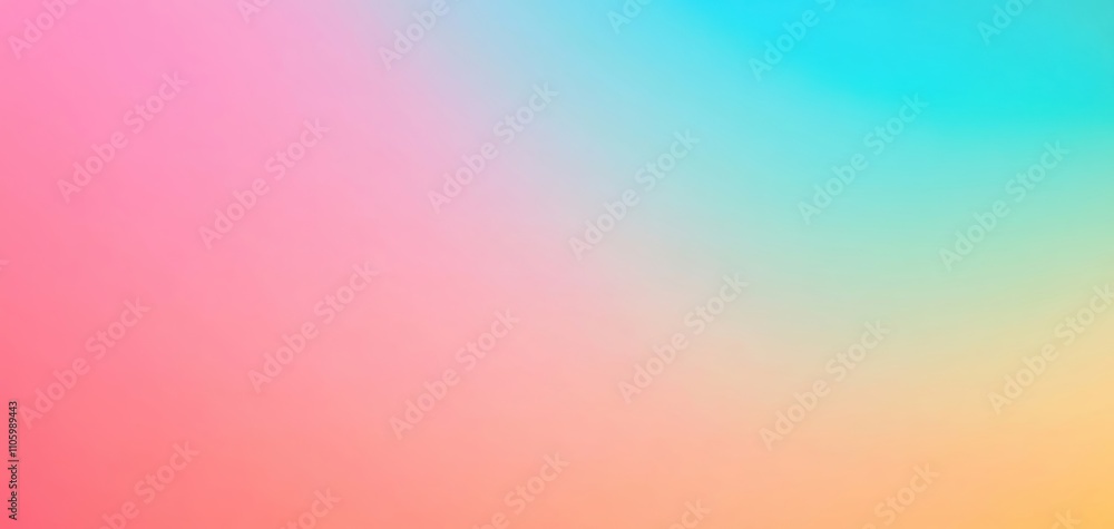 Obraz premium A vibrant gradient background blending pink, blue, and orange shades for modern designs.