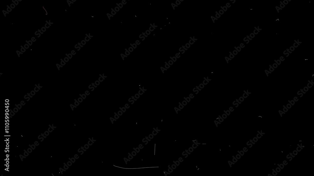 Noise, dust, grain and scratches on old damaged film surface. Dynamic dirty film rolling effect texture. High quality 4k footage