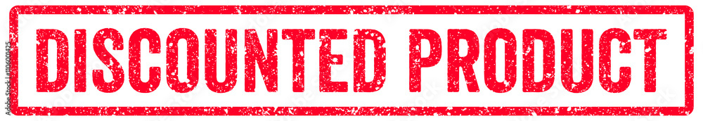 Discounted Product Stamp Transparent Seal, Red Grunge Discounted Product Word Rubber Stamp Seal Discounted Product Stamp Transparent Seal, Red Grunge Discounted Product Word Rubber Stamp Seal