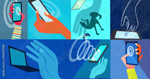 Children accessing the internet and parental control