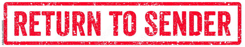 Return to Sender Stamp Transparent Seal, Red Grunge Return to Sender Word Rubber Stamp Seal Return to Sender Stamp Transparent Seal, Red Grunge Return to Sender Word Rubber Stamp Seal