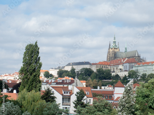 Prague Castle, a castle complex in Prague, Czech Republic, dating from the 9th century. photo