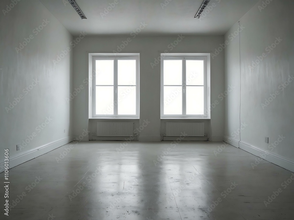 custom made wallpaper toronto digitalEmpty white room.