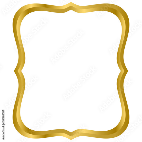 Abstract arabic door window vector template, good for islamic frame design template.