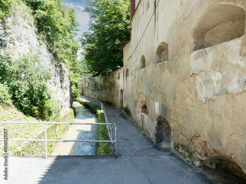 Strada dupa ziduri, Brasov, Romania photo