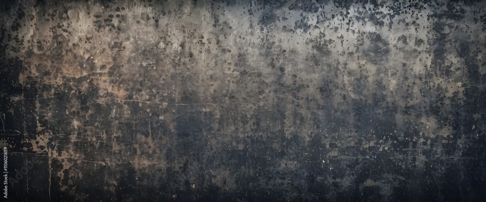 An aged and grunge-textured wall with rough, dirty, and rusty metal elements, featuring vintage patterns and a dark, antique feel, blending concrete, stone, and brown tones An aged and grunge-textured wall with rough, dirty, and rusty metal elements, featuring vintage patterns and a dark, antique feel, blending concrete, stone, and brown tones