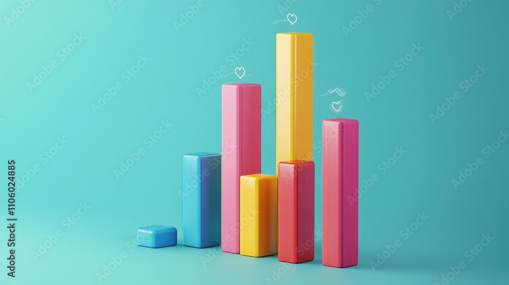 A side-by-side comparison of two 3D bar charts, illustrating different financial performance metrics, with annotations highlighting key differences, perfect for presentations or reports. A side-by-side comparison of two 3D bar charts, illustrating different financial performance metrics, with annotations highlighting key differences, perfect for presentations or reports.