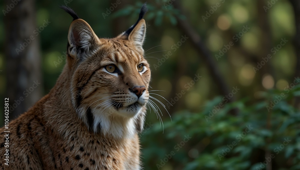 Obraz premium Eurasian lynx.