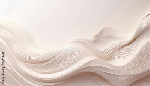 Tapeta pastelowa, jasne abstrakcyjne tło do projektu, jasny wzór w fale i linie © anettastar