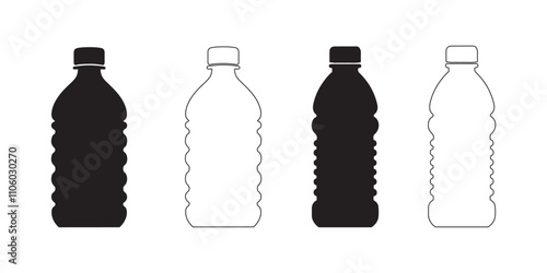 water bottle icon, Bottle icon set. bottle vector icon