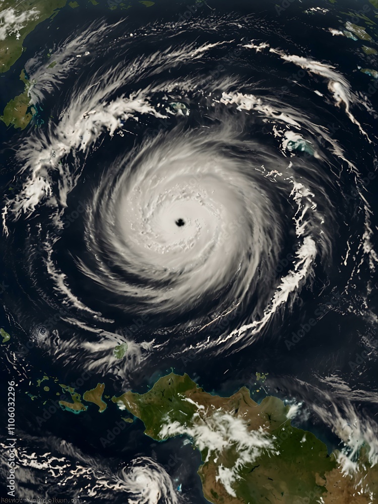 Extreme weather events, including hurricanes, due to climate change. Extreme weather events, including hurricanes, due to climate change.