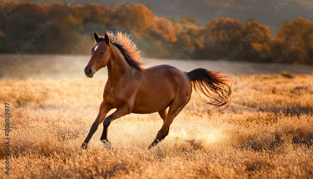horse in the field horse in the field