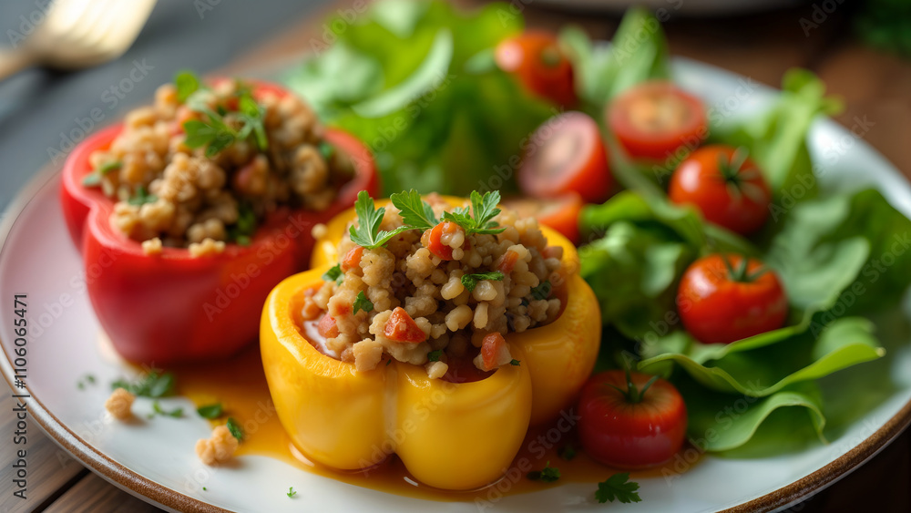 Delicious Stuffed Bell Peppers Delicious Stuffed Bell Peppers