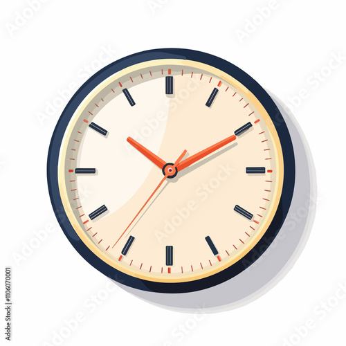 Free Download Time Clock Watch Isolated Icon Vector Illustration - GFXLoad