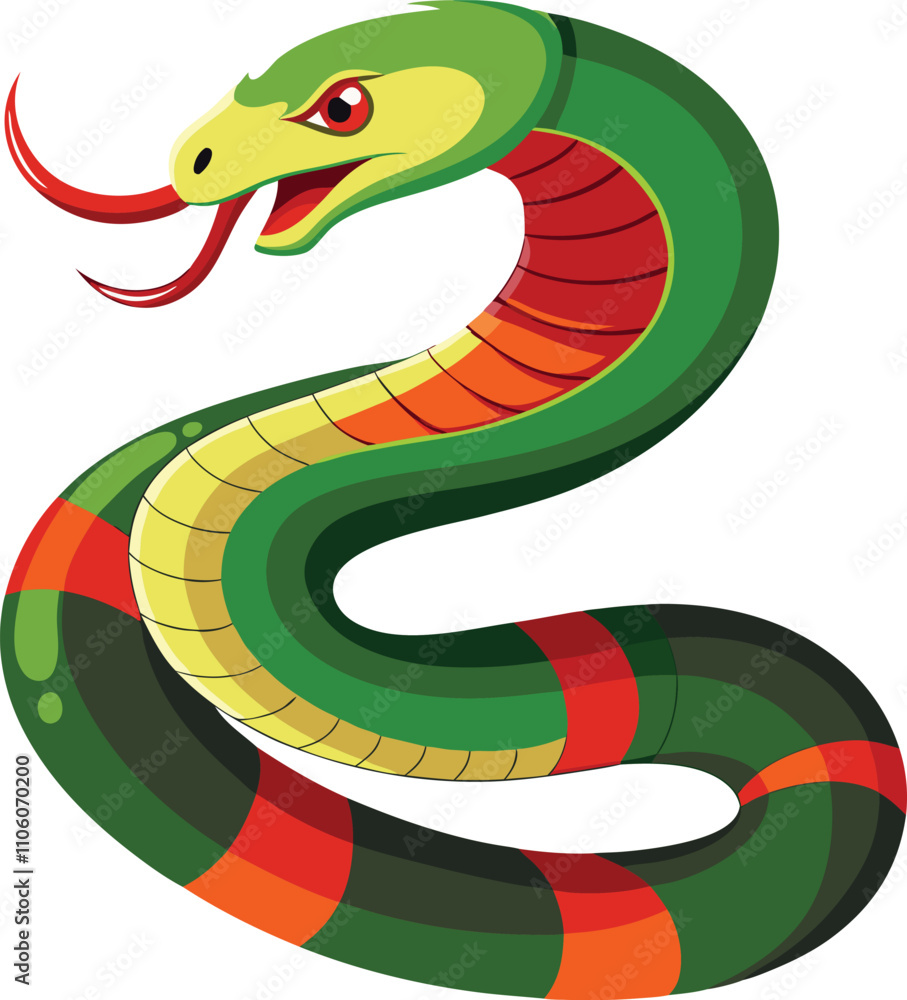 Obraz premium snake vector