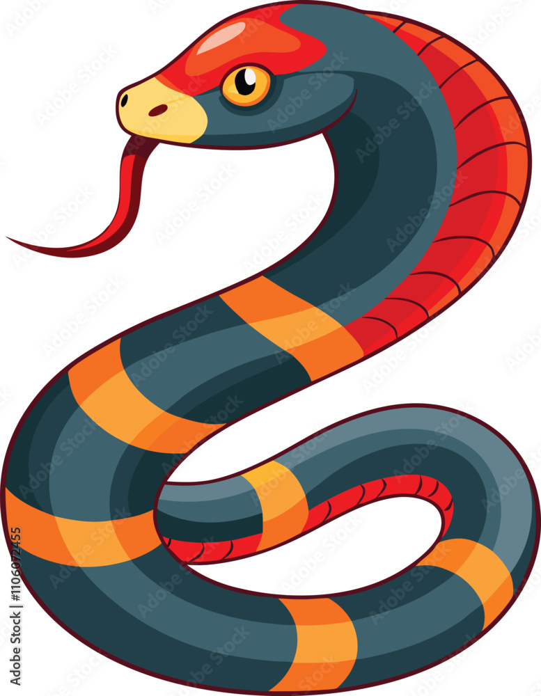 Naklejka premium snake vector