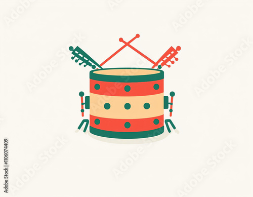 Drum Kit Icon photo